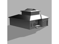 Christmas Tree House Ornament by scotthraban
