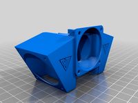 Tevo Tornado e3d Tevo Flash Style fan Mount by DemolitionX