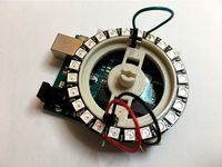 NeoPixel Ring with snap for 3D design by scientiffic
