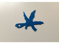 Keychain Flying AK47 - logo Columbine  by Lucas_F