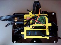 RPi frame and Hub holder for 7" HDMI LCD by rufferson