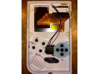 Raspberry Pi Gameboy VGA LCD bracket SNES with PSP joystick by timemaster