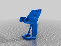 X Chain Carriage Mount with 3d touch support by Yohan666