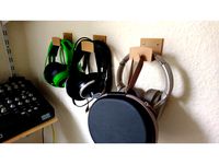 Wallmount for Headphones by nexus511