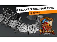 Gothic Barricade set by heribertovalle
