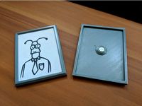 6x8cm Magnetic Picture Frame by lzejikwups