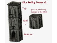 Dice Rolling Tower v2 by Dxsus
