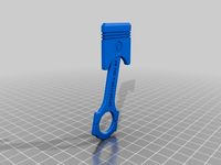 Keychain - Piston by Tex-Lab