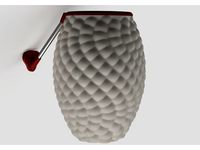 Raspberry Swirl Lamps by LawSmith408