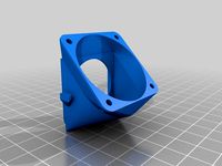 MPSM V2 40mm no part cooling fan shroud REMIX of kbowley thing:2429054 by mrjshark