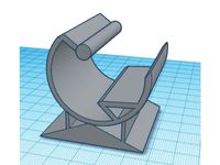 Cell Phone holder (use with loopy case and Iphone 7plus) by JME3D