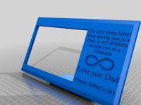 Fathers day Picture Frame by Slayer_of_Monster