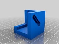 Flashforge Dreamer / PowerSpec Ultra Glass Bed Spring Loaded Corner Bracket by craiger711