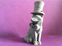 Lowpoly steampunk fox by Jammy745