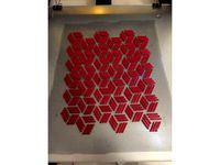 Stripe-Hexa (on fabric) by 3DPrintNovesia