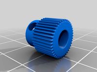 Anet A8 (MK8) Extruder Gear Mockup by FerociousDesigns