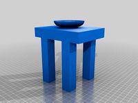 Basic table with vase by AidenBlack