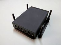 Raspberry Pi stackable tray - Parameteric power supply holder by assin