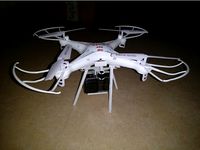 Syma X5C action camera support by CabriDIY