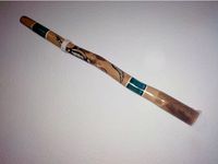 Didgeridoo wall mount by Cacodaemon