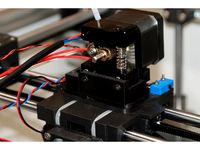 Holder for direkt feeding a bowden E3D Hotend by eheli