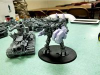 Ork Warlord or Ghaz using a Dreadknight by JtStrait72