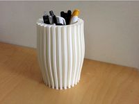 Ribbed pencil holder by edwinm1
