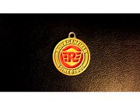 Royal Enfield Logo keyring by w00topia