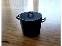 Cooking Pot with Lid Toy by alberto_da_meduna