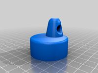 Cap for the Utility Survival Capsule ID30_cap - made with hole for string by Lammesky