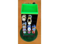 Modular Spinning Acrylic Paint Rack by 3DInAZ