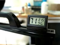 Thermometer Hygrometer mount for 2020 extrusion by reggaemanu
