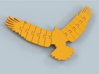 Flexi Articulated Soaring Eagle by AirwavesTed