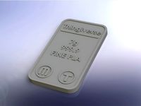 24 Carat Pure PLA Bar by JorisTheFreeze