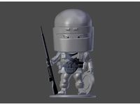 Rainbow Six Siege Tachanka Chibi Figurine by tejasharith