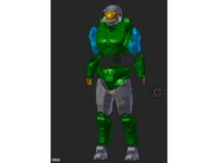 Halo 3 - Mark 6 - Master Chief Armor Set - No Helmet by moesizzlac