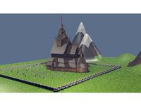 Iglesia de Borgund by abrilram15
