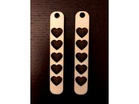 Heart Earrings by jchun444