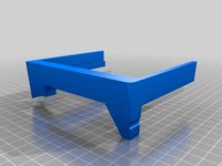 SAAB 9-3 double DIN radio mount by srwalter