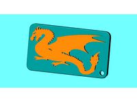dragon keyring by shire