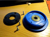 Filamentrollenadapter V3 für Kugellager 608 (8mm Bohrung) by ElSomero