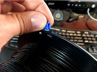 Hatchbox Filament Clip (1kg, 1.75mm) by rustythings