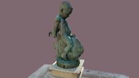 Putto auf Fisch