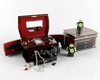 casket with jewelry