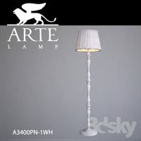 Floor lamp ArteLamp A3400PN-1WH