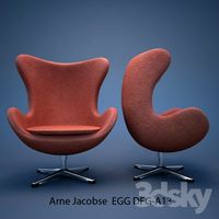 Design armchair EGG DFG-A13 Arne Jacobsen