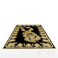 Military brocade rug by Alexander Mcqueen