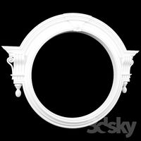 Framing the round window.