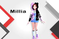 Millia 3D: Anime Style Character (For VRChat/Game-Ready)