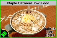 Maple Oatmeal Bowl Food